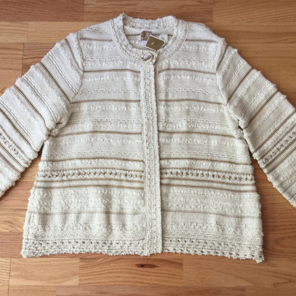 ⚡️JM COLLECTION Knit Jacket 📍FIRM📍 - Picture 4 of 11